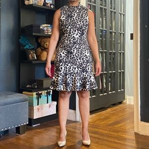 Adrianna Papell Leopard Print Dress